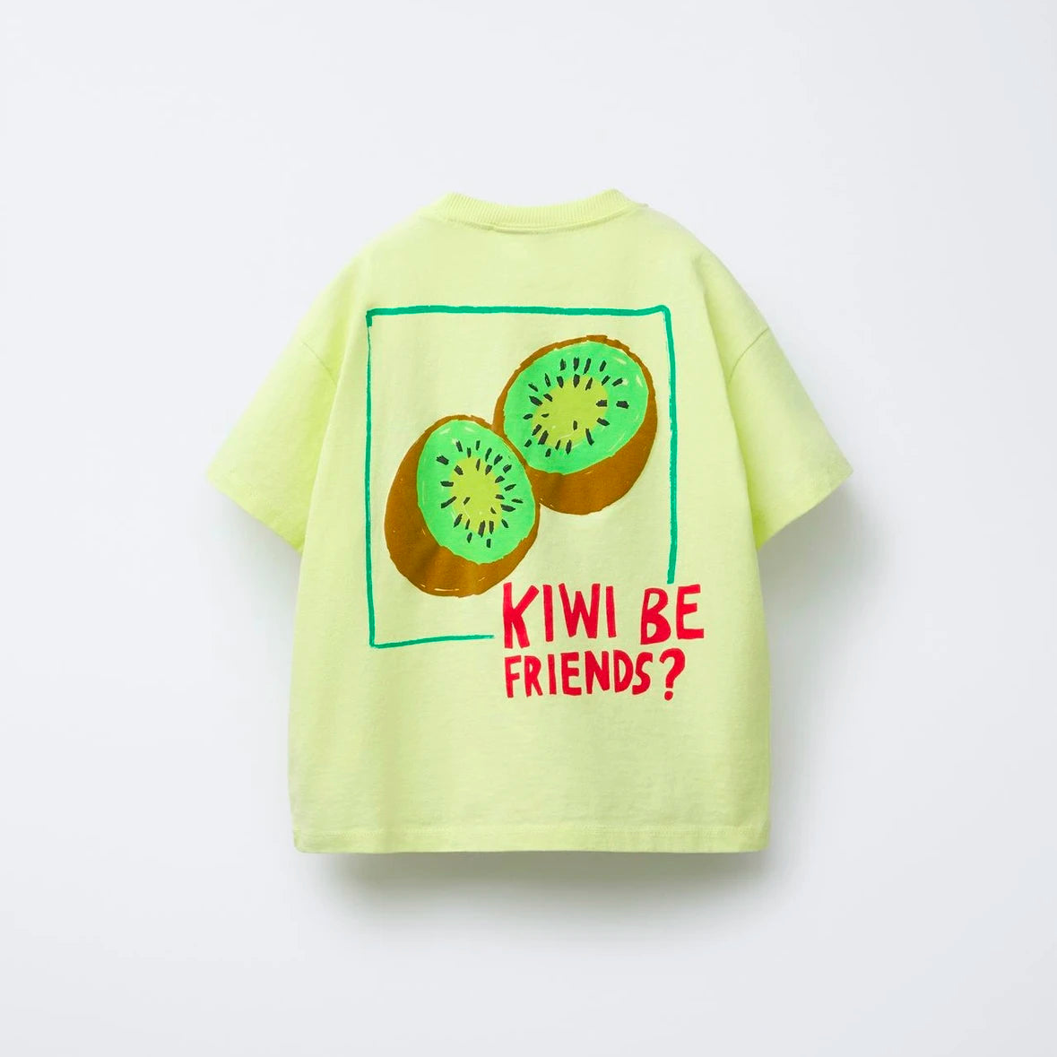 Solid Color Printed T-shirt For Kids Clothing Summer Short-sleeved Tops Fashion Simple Comfort Baby Girl And Boy Tshirts 1-7 Age