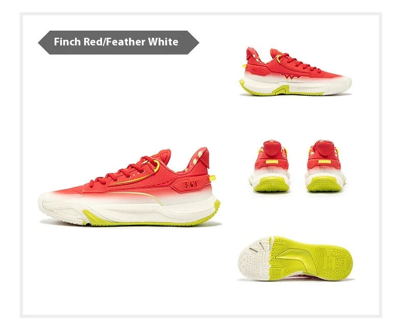 361 Degrees Genesis Men's Basketball Shoes Profssional Training Light Breathable Wear-resistant Non-slip Male Sneakers 672511111