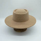 Wool Felt Fedora & Boater Hat – Wide Brim, Unisex