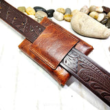 Small Waist Bag Genuine Leather Belt Pack Wallet Coin Purse Card Holder Car Key Pouch Driver's License Case Men Women 6065