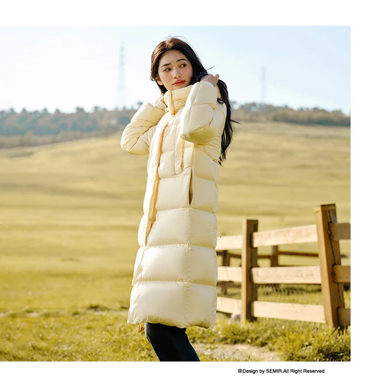 Women’s Longline Hooded Down Jacket