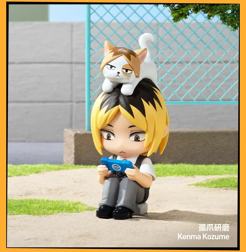 POP MART HAIKYU!! OFF-COURT VIBES Series  Mystery Box Genuine Blind Box Guess Toys Bag Ornament Figurine Home Decor Desktop Doll