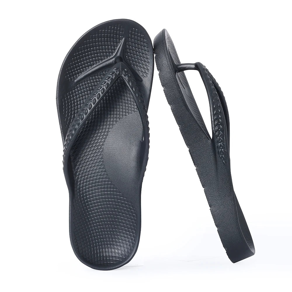 Crestar Women's Orthopedic Flip Flops Summer New EVA Sandals For Plantar Fasciitis Relief Comfort Unisex Non-slip Beach Slippers