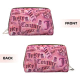 J-Juicy-C-Couture Makeup Bag Zipper Pouch Travel Cosmetic Bags Large Leather Portable Cosmetic Bag for Women