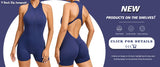 V-Back Athletic Yoga Jumpsuit
