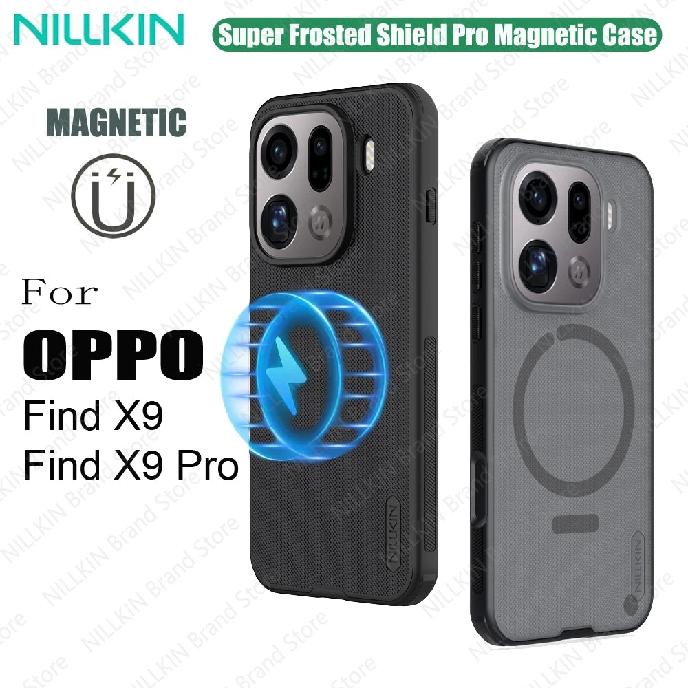 NILLKIN Magnetic Case for OPPO Find X9 & X9 Pro