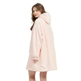 Oversized Fleece Hoodie Blanket