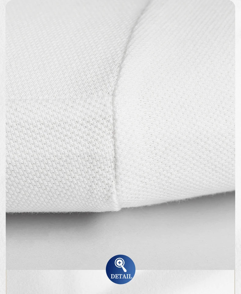 Men's Embroidered Cotton Polo Shirt – Breathable Summer Fit