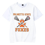 Cosplay The Foxhole Court Palmetto State Foxes Lacrosse Jersey WILDS MINYARD JOSTEN Short Sleeve T Shirt for Men Boy Oversized