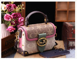 Carriage Emblem Crossbody Box Bag
