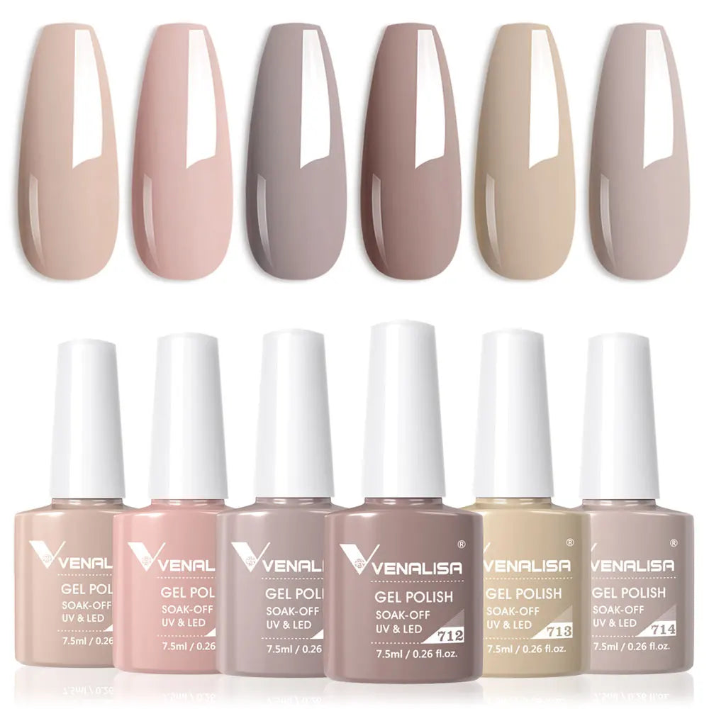 Venalisa HEMA-Free Gel Polish Kit – Autumn Color Collection