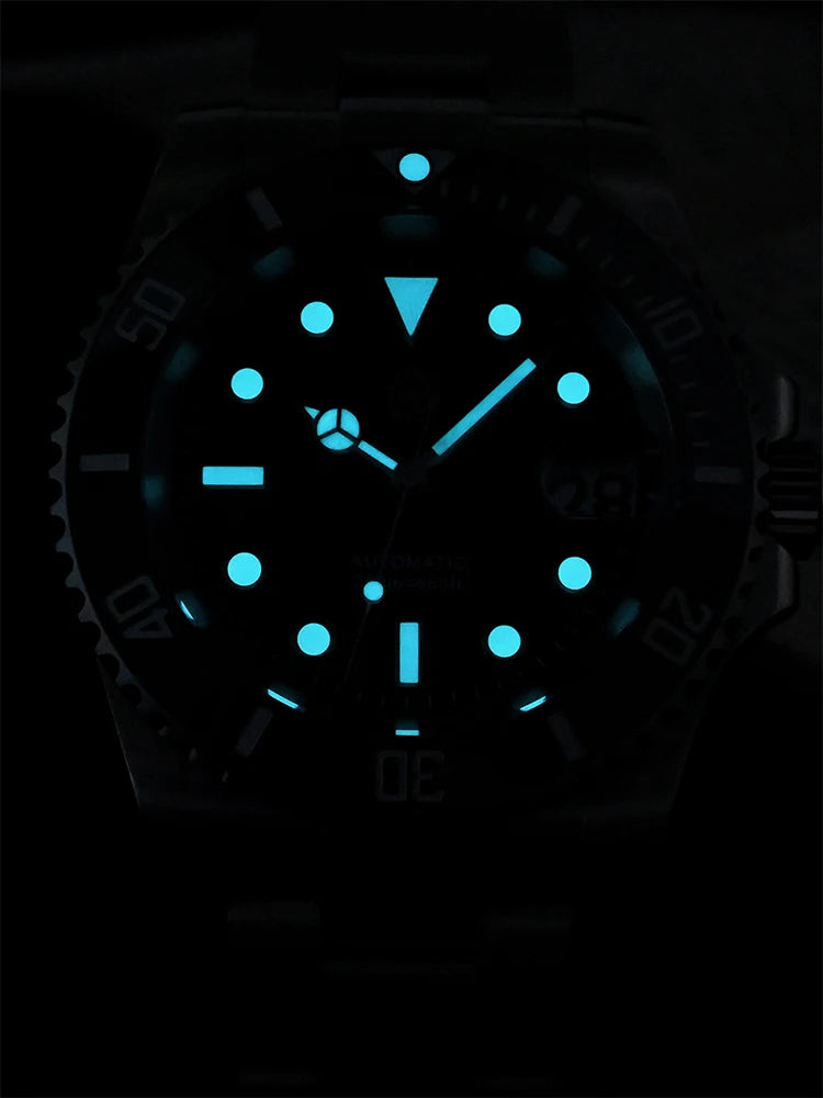San Martin New 40mm Water Ghost Diver Watch Men Luxury ST 2130 Automatic Mechanical Watch Sapphire Waterproof 200m SN0017
