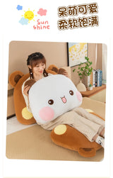 Hot 35/60/80cm Kawaii Bubu Dudu Panda Mitao Cat Plush Doll Plush Pillows Couple Gifts Cushions Cute Dolls For Girl And Boy Gift