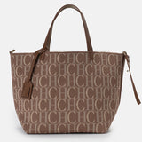 CH Ladies Brand Fashion Alphabet Print Large Capacity Handbag 2026 New Style Elegant Casual Travel High Quality Hand