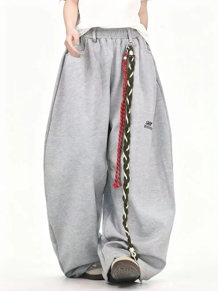 Men's Wide-Leg Baggy Pants