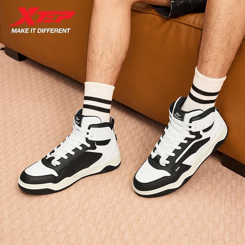 Xtep Casual Men‘s Shoes Street Style Breathable Fashion Shock Absorption Durability Cushion Leisure Outdoor Sneaker 875319310001