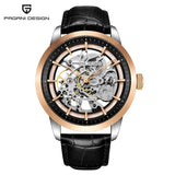 PAGANI DESIGN Brand Fashion Sports Leather Watches Men Luxury Automatic Mechanical Skeleton Waterproof Watches Relogio Masculino