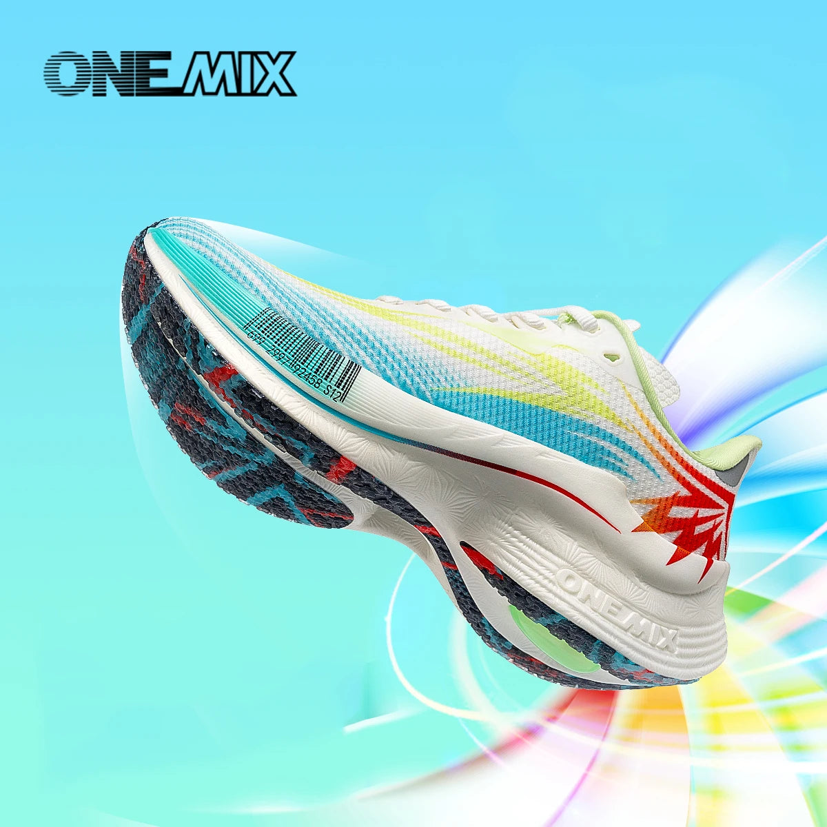 ONEMIX Beam New Arrival Training Running Shoes for Men Full Sole Nylon Plate Sport Shoes Breathable Summer Female Jogging Shoes