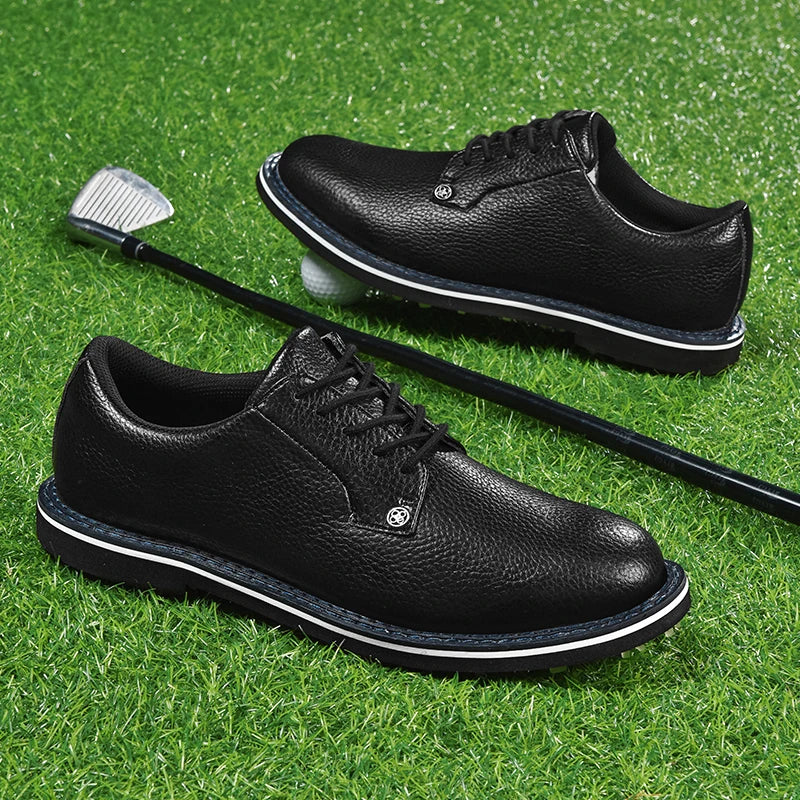Golf Shoes For Men 2024 New White Professional Waterproof Non-slip Spikeless Outdoor Leisure Walking Training Golfer Sneakers