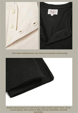 Heavyweight Cotton Henley Tee – Vintage Everyday Essential