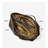 BURMINSA Genuine Suede Leather Hobo Bags Women Vintage Designer Large Shoulder Crossbody Tote Slouchy Soft Office Work Handbags