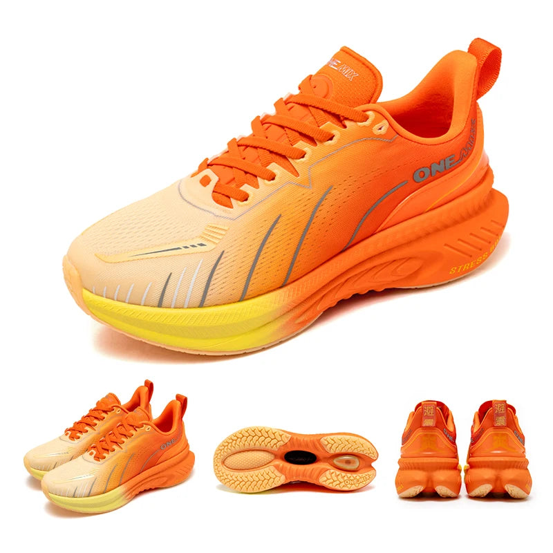 ONEMIX Road Running Shoes for Men Summer Breathable Mesh Men's Sneakers Outdoor Training Sport Jogging Shoes Plus Size 47