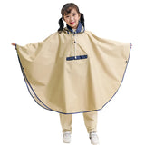 Kids' Cloak-Style Waterproof Poncho Raincoat