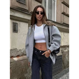 Women’s Oversized Zip-Up Hoodie