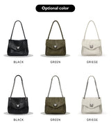 BAFELLI Genuine Leather Chain Bag – Chic Crossbody Tote