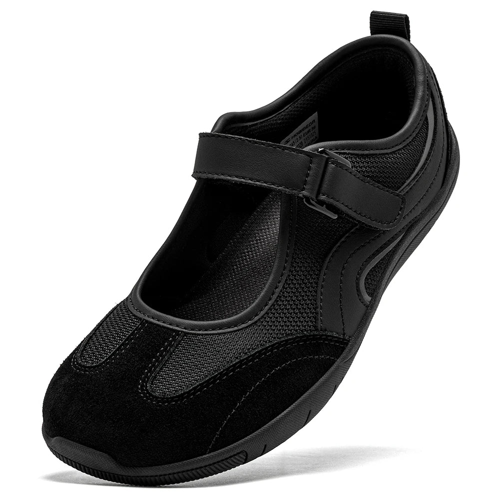 HOBIBEAR Women Wide-Toe Ballet Flats | Zero-Drop Barefoot