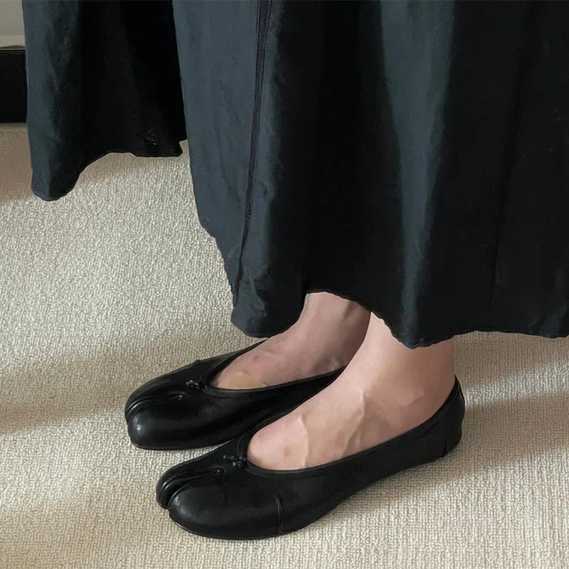 Split Toe Ballet Flats | Tabi Loafers for Women