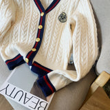 Women's V-Neck Knit Sweater