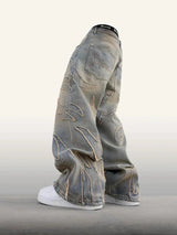 Y2K Harajuku Patchwork Baggy Jeans