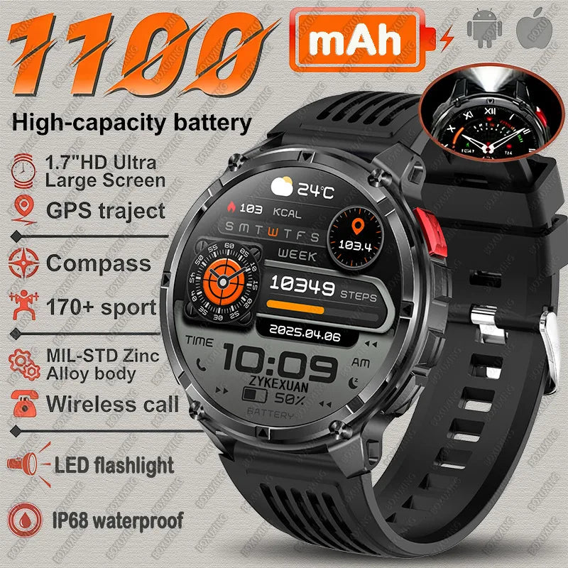 T-REX3 Ultra 1100mAh GPS Smart Watch for Men