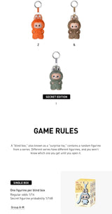 POP MART LABUBU THE MONSTERS PIN FOR LOVE Series Vinyl Plush Pendant Blind Box Toys Kawaii Anime Action Figure Surprise Mystery