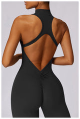 V-Back Athletic Yoga Jumpsuit