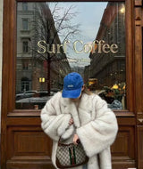 Women’s Gradient Faux Fur Winter Jacket