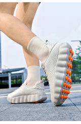 ClaWave Unisex Massage Cushioning Running Sneakers — Breathable Knit, Non-Slip