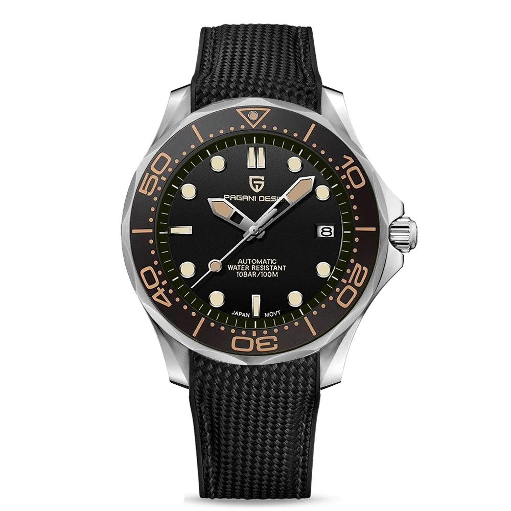 PAGANI DESIGN Men's Watches Luxury Automatic Watch For Men 2025 New 100M Waterproof Mechanical Wrist watch Men Sapphire crystal