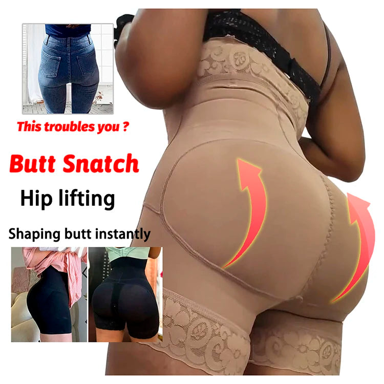 High Waist Seamless Butt Lifter Shapewear – Firm Control Tummy Girdle