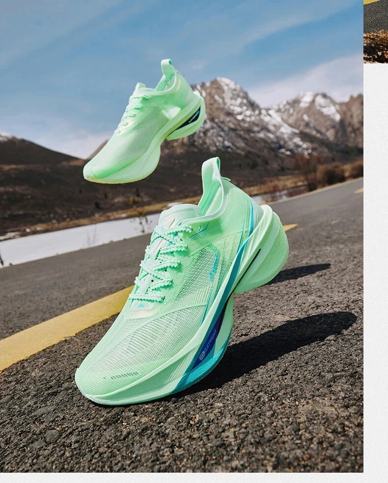 361 Degrees Furious 2.0 Men Women Running Sports Shoes Carbon Plate Racing Marathon Rebound Cushioning Male Sneakers 672432201