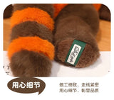 Plush Animal Cuddle Pillow – Raccoon, Fox & Red Panda