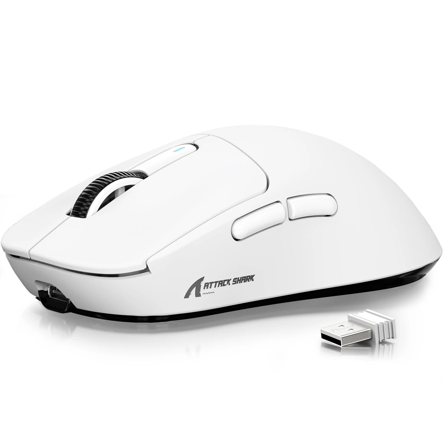 ATTACK SHARK X3 Wireless Gaming Mouse, PixArt PAW3395 Sensor, 26K DPI, 49g Ultralight, Tri-mode 2.4G/Bluetooth/Wired, for PC/MAC