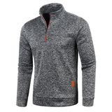 Men’s Half-Zip Stand Collar Sweatshirt