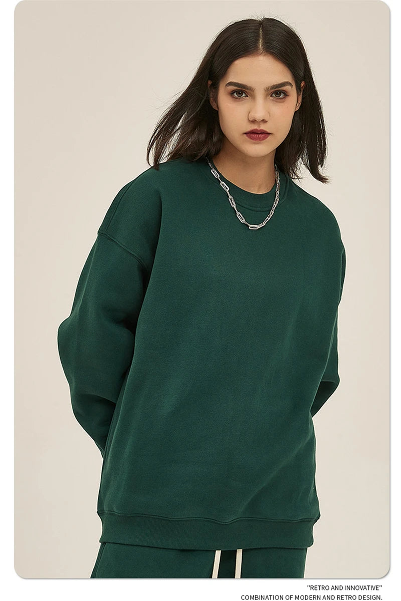 Men's 350gsm Fleece Crewneck Sweatshirt