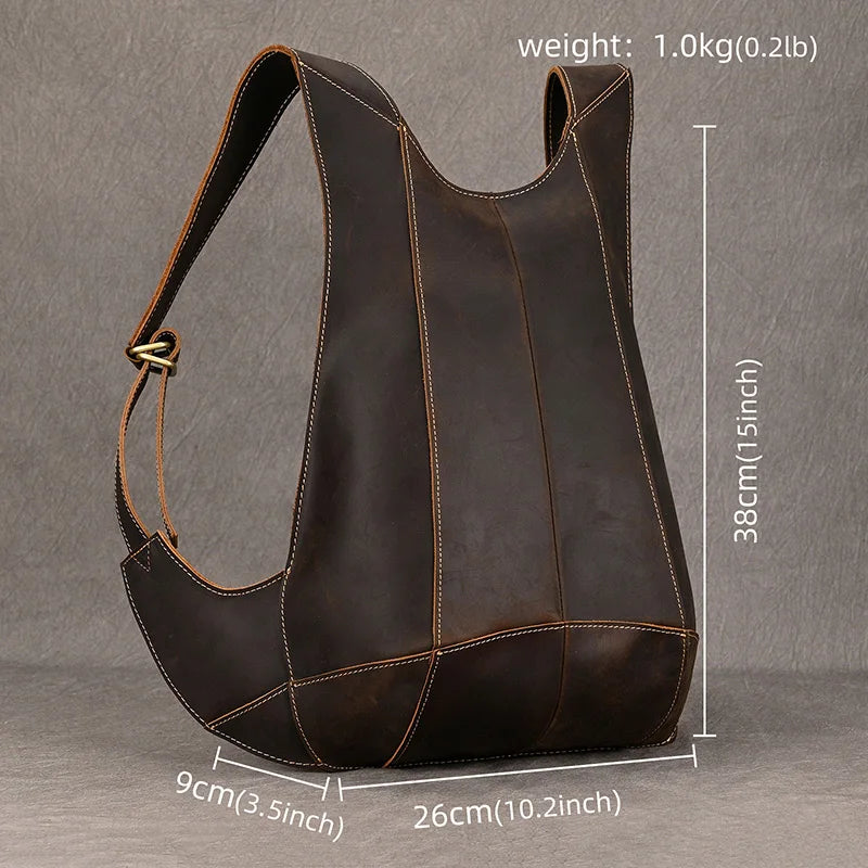 Men Women Backpack Bag Anti Theft Backpack Crazy Horse Leather School Backpack Travel Shcool Bag Mochila Escolar Safety