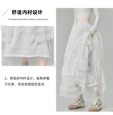 Gothic Lace Trumpet Skirt – Fairycore & Punk Streetwear