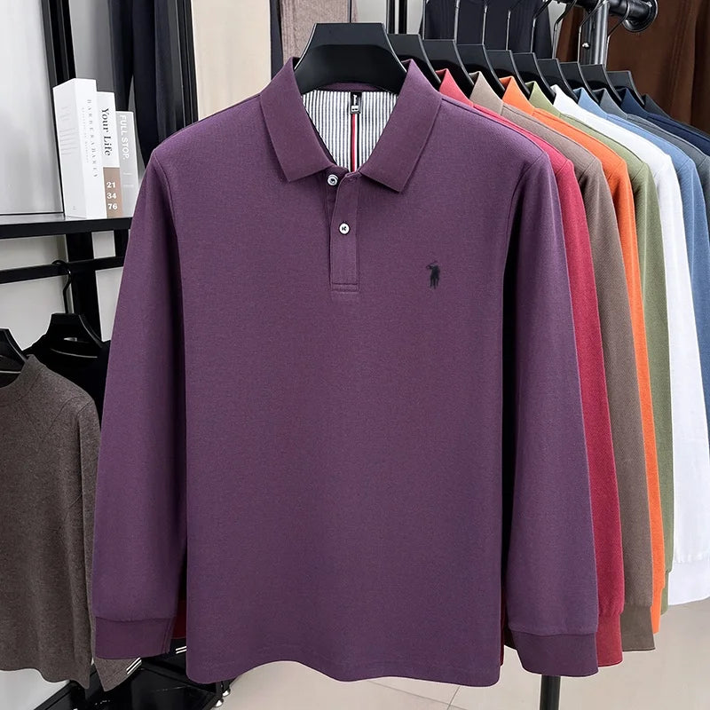 Men's Premium Cotton Embroidered Polo Shirt – Smart Casual