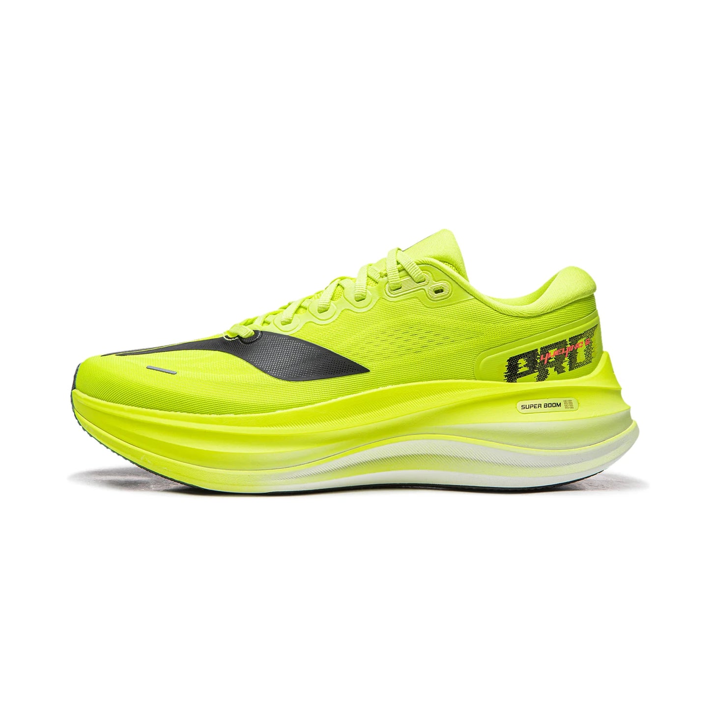 Li-Ning Men's YUEYING 6 PRO Optimized Cushion Running Shoes with Wide Toe Box SUPER BOOM Reflective LiNing Light Sneaker ARHW015