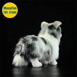 Border Collie High Fidelity Anime Cute Plushie Sheep Dog Plush Toys Lifelike Animals Simulation Stuffed Doll Kawai Toy Gifts